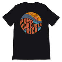 Load image into Gallery viewer, Pura Vida Costa Rica Shirt, Vintage Sunset Surfing Lover Gift For
