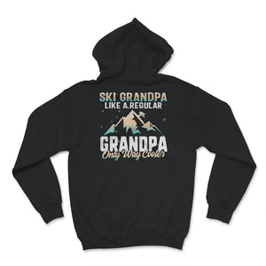 Ski Grandpa, Skiing Mountain Snow Shirt, Skiing Lover Gift, Skiing
