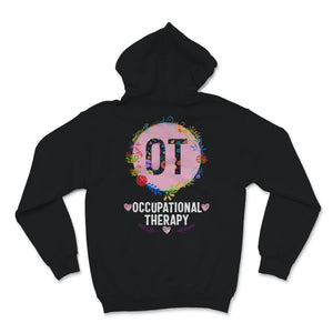 OT Month Shirt Cute Heart Floral Occupational Therapy Therapist