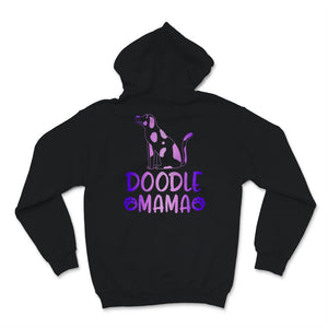 Womens Doodle Mama Shirt Cute Gift for Goldendoodle Dog Mom Fur Mama