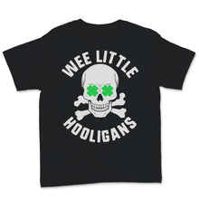 Load image into Gallery viewer, Wee Little Hooligans St Patrick&#39;s Day Shamrock Skull Leprechaun Lucky
