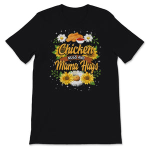Funny Kids Shirt, Chicken Nugs and Mama Hugs, Cute Onesie For Kids