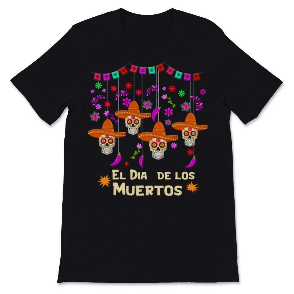 El Dia de Los Muertos Day of the Dead Sugar Skull Mexican Hat Mexico
