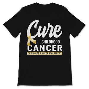 Cure Childhood Cancer Gold Ribbon Support Mom awareness Kids Yellow