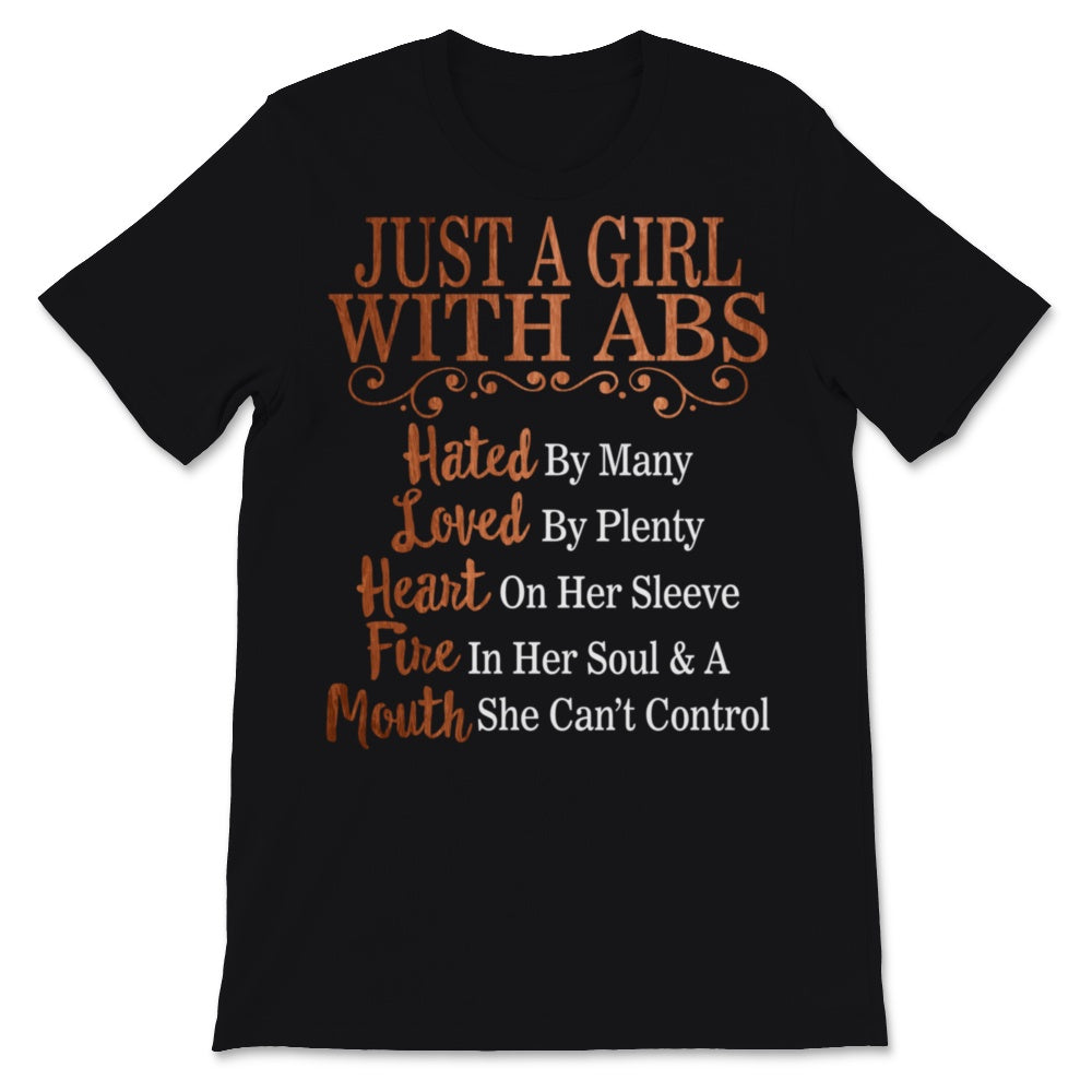 Just A Girl With ABS Hated By Many Loved By Plenty Mouth She Can't