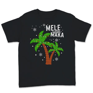 Mele Kalikimaka Shirt Flamingo Hawaiian Xmas Hawaii Merry Christmas