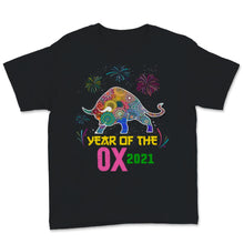 Load image into Gallery viewer, Year Of The Ox 2021 Happy Chinese New Year Shirt Lion Dance
