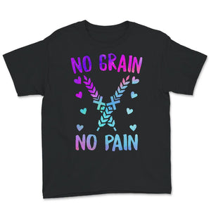 Celiac Disease Shirt, No Grain No Pain, Celiac Disease Awareness,