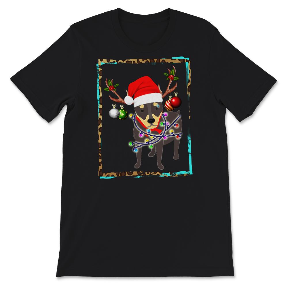 Happy Holidays Shirt, Miniature Pinscher Christmas Tee, Santa Min Pin