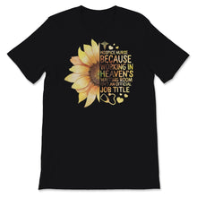 Load image into Gallery viewer, Hospice nurse CHPN Shirt Nurses Week Sunflower Because Working In
