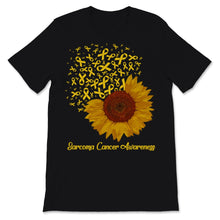 Load image into Gallery viewer, Sarcoma Cancer Awareness Yellow Ribbon Sunflower Disease Warrior
