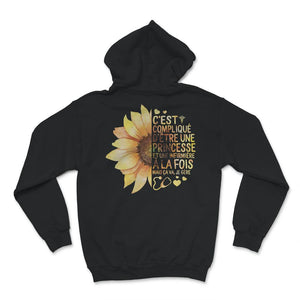 Infirmière Tee Shirt Cadeau Pour Femmes Tournesol C'est Compliqué