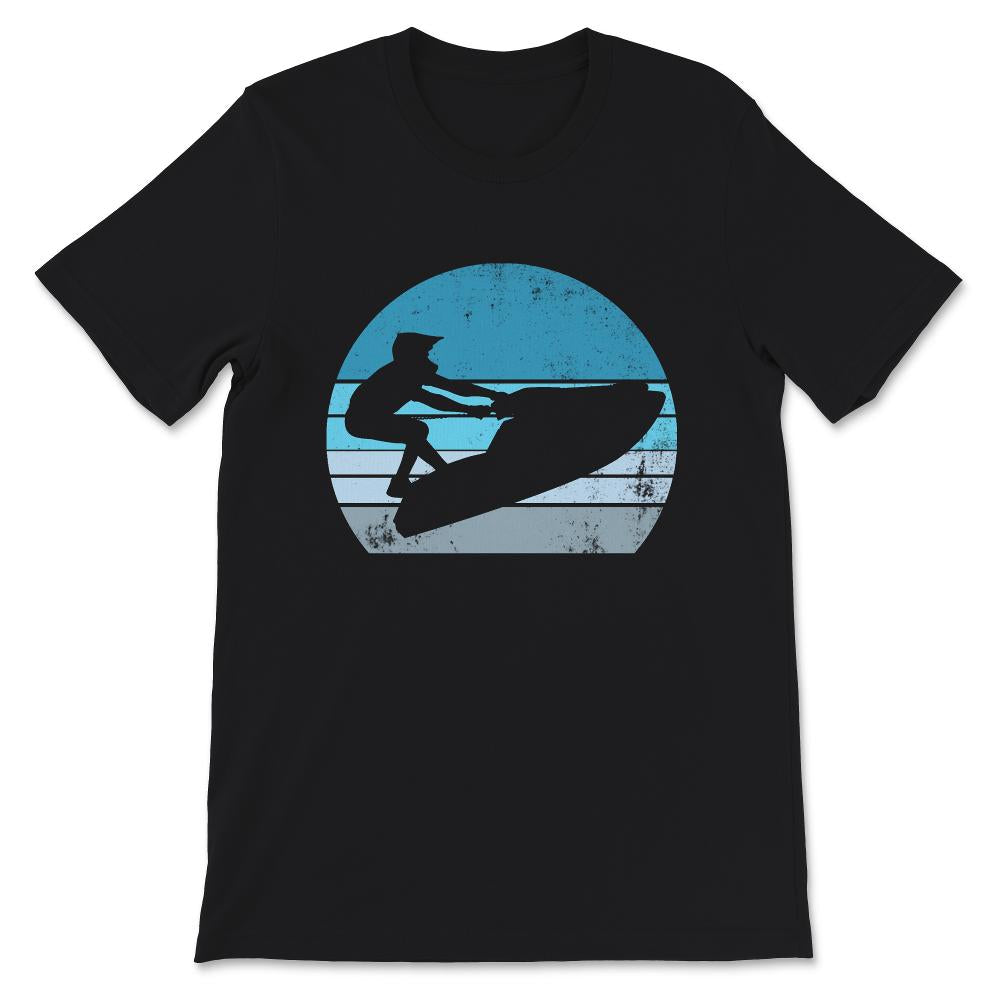 Jet Skiing Lover Shirt, Vintage Retro Jet Ski, Athletic Beach Summer