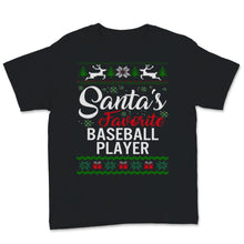 Load image into Gallery viewer, Santas Favorite Baseball Player Christmas Ugly Sweater
