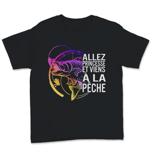 Tee shirt Pêche Femme Pecheur Fille Nana Pecheuse Princesse Amusant