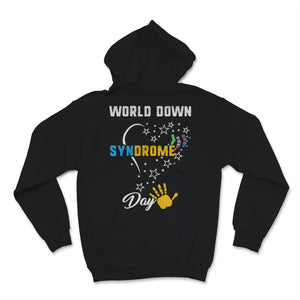 World Down Syndrome Day Awareness Socks Down Right Love Heart Stars