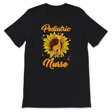 Load image into Gallery viewer, Pediatric Nurse Shirt, Cute Giraffe Lover, Gift For Women, PEDS Nurse
