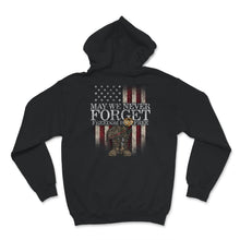 Load image into Gallery viewer, Veteran Shirt, May We Never Forget, Veteran Gift, Military Veteran
