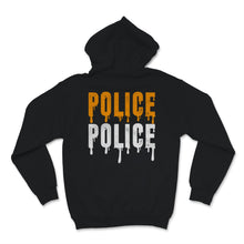 Load image into Gallery viewer, Halloween Costume Police Police Officer Blue Line Love Orange Vintage
