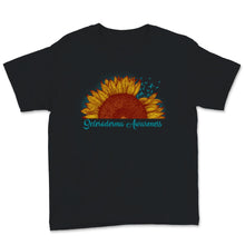 Load image into Gallery viewer, Scleroderma Awareness Half Sunflower Teal Ribbon June Systemic
