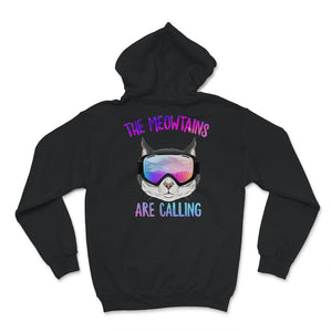 Ski Snowboard Shirt, The Meowtains Are Calling, Skiing Lover Gift,