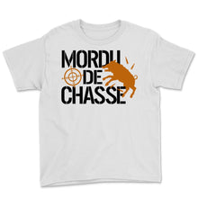 Load image into Gallery viewer, Tee shirt chasse homme humour chasseur cadeaux sanglier mordu de
