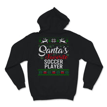 Load image into Gallery viewer, Santas Favorite Soccer Player Christmas Ugly Sweater
