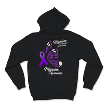 Load image into Gallery viewer, Migraine Awareness Not Just A Headache Purple Ribbon Warrior
