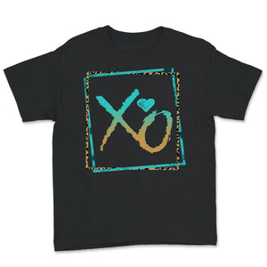 XO Hugs & Kisses, Valentines Distressed Heart Love Shirt, Cute