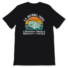Load image into Gallery viewer, US National Parks Map Shirt, Hiking Camping Sweater, Adventure Awaits
