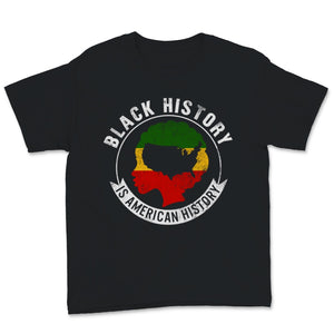 Black History Month Is American Shirt Gift Women United States Red