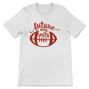 Future Mrs Smith Football Just Married Bachelorette Party Wedding
