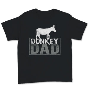Donkey Dad Shirt Donkeys Lover Animal Outfit Vintage Gifts For Him