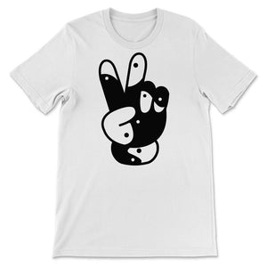 Peace Sign Hand, Peace Sign YinYang, Peace Sign Shirt, Hand Peace