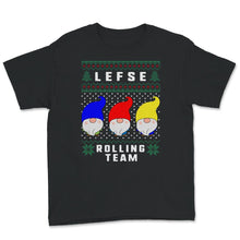 Load image into Gallery viewer, Christmas Gnome Shirt, Lefse Rolling Team, God Jul Gnome Tomte, Xmas
