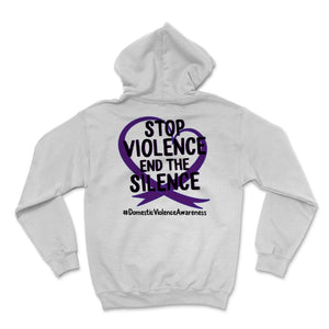 Domestic Violence Awareness Stop Violence End The Silence Heart