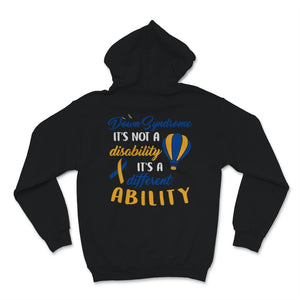 Down Syndrome Awareness Different Ability Not A Disability Yellow and