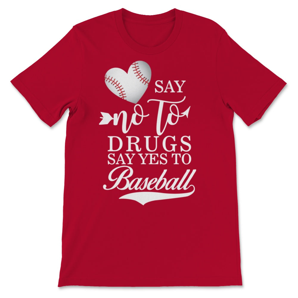 Red Ribbon Week Say No Drugs Say Yes to Baseball Player Prevention