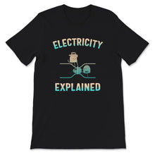 Load image into Gallery viewer, Electricity Explained, Funny Electricity Explained Shirt, Electric

