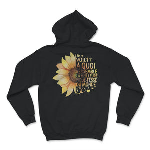 Infirmière Tee Shirt Cadeau Pour Femmes Tournesol Voici A Quoi