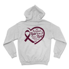 Load image into Gallery viewer, Multiple Myeloma Awareness My Husband&#39;s Fight Is My Fight Heart
