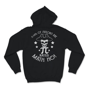 Funny Pi Day Shirt 3.14% of Sailors Are Pirates Math Ho Sugar Skull