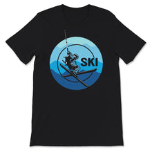Load image into Gallery viewer, Ski Snowboard Shirt, Cool Distressed Skiing Gift, Skiing Lover Gift,
