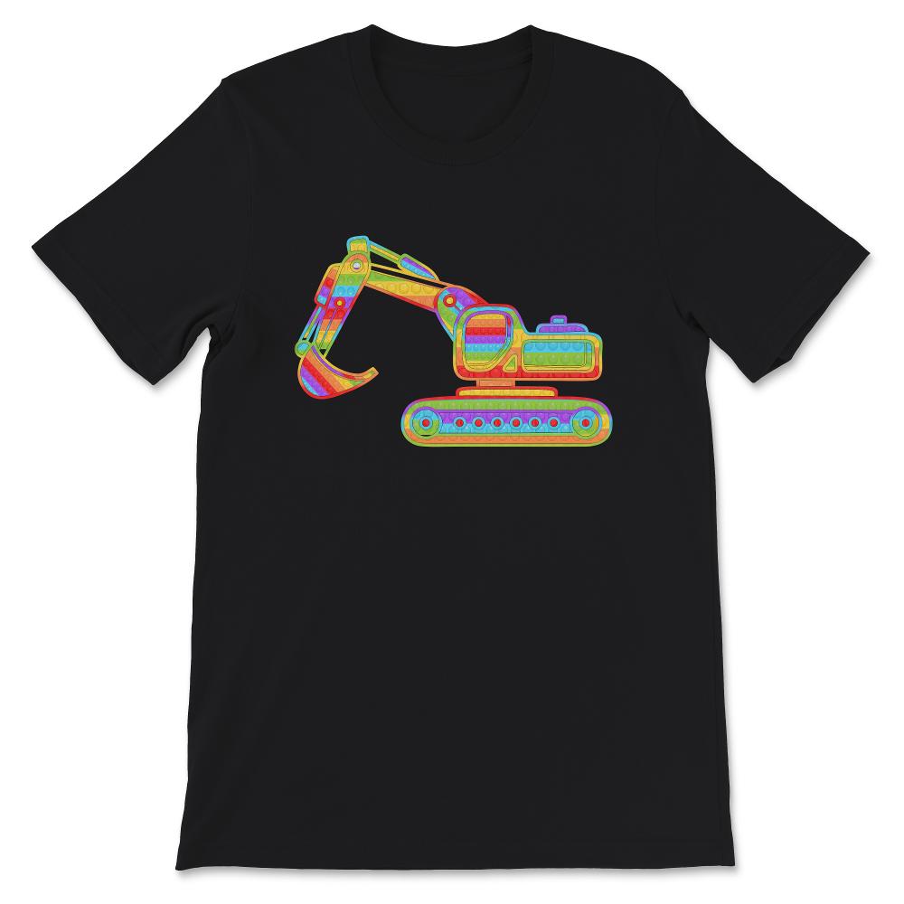 ADHD Excavator Shirt, Kids Pop It Fidget Lover, ADHD Awareness Gift,