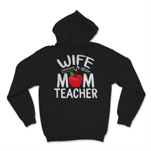 Load image into Gallery viewer, Wife Mom Teacher Mother&#39;s Day Apple Math English Teach School Cute
