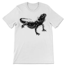 Load image into Gallery viewer, Bearded Dragon Shirt Nerdy Glasses Beardie Tee  Hipster Animal Pet
