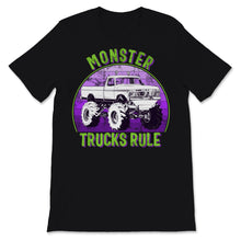 Load image into Gallery viewer, Monster Truck Rule Vintage Sunset Birthday Kids Boy Big Truck Lover
