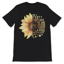 Load image into Gallery viewer, Infirmière Tee Shirt Cadeau Pour Femmes Tournesol C&#39;est Compliqué
