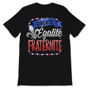 Liberty Equality Fraternity Fleur De Lis French Flag Bastille day