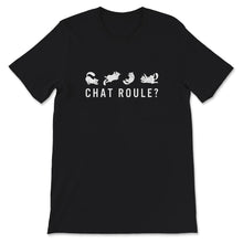 Load image into Gallery viewer, Chat T-shirt, Chat Roule, Mignon Chaton Tee shirt Pour Femmes Enfants
